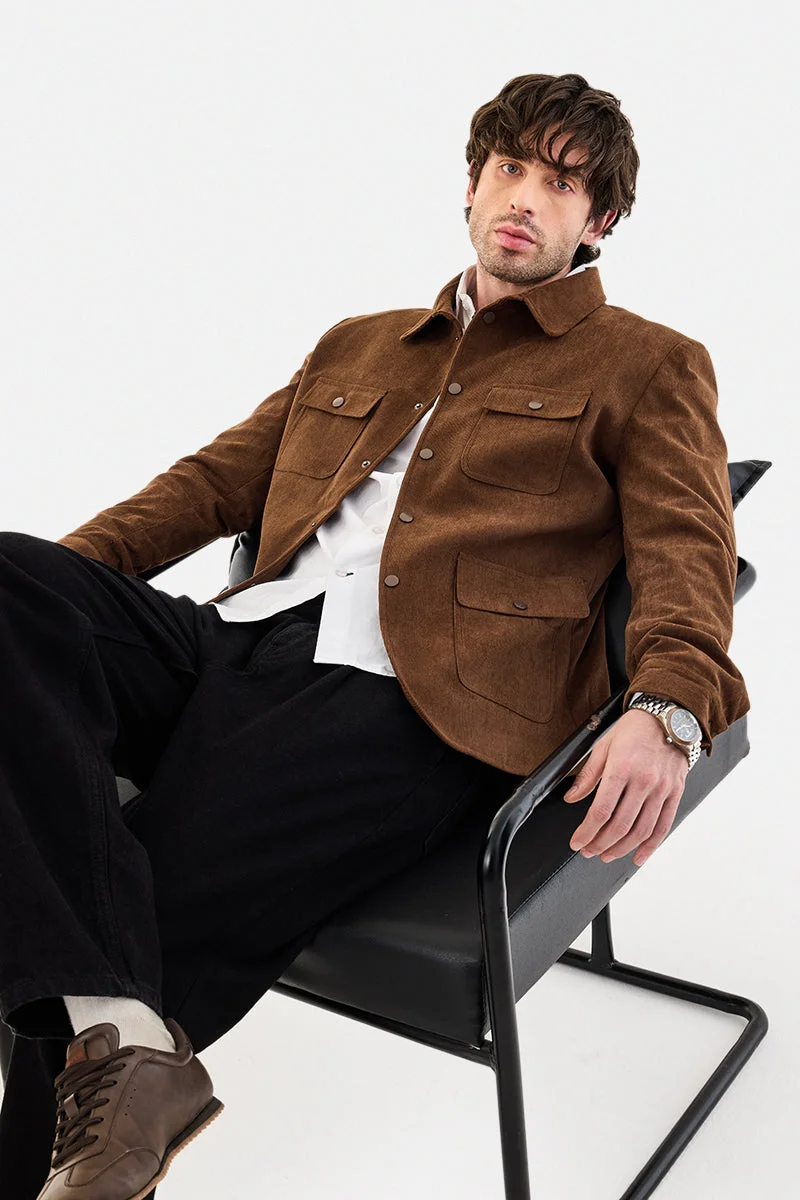 سنيتش Snap Button Corduroy Luxe Jacket